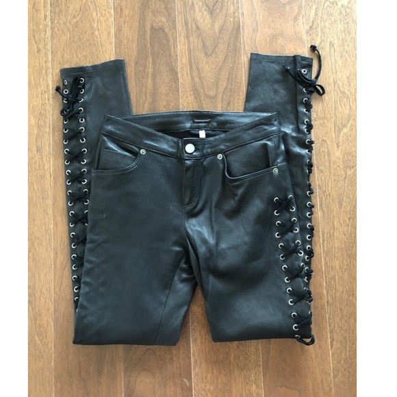 Haute Hippie Pants - Haute Hippie Leather Pants